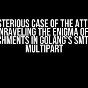 The Mysterious Case of the ATT001.txt File: Unraveling the Enigma of Extra Attachments in Golang’s SMTP and Multipart